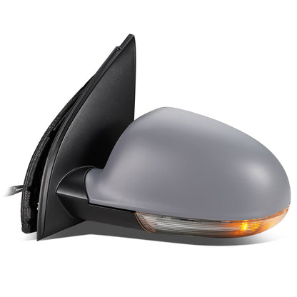 RETROVISOR MIRROR - OEM - 04-08 VOLKSWAGEN GOLF / 06-09 VOLKSWAGEN RABBIT - POWERED - HEATED - W/ SIGNAL LIGHT - FOLDING - LEFT - GRAY