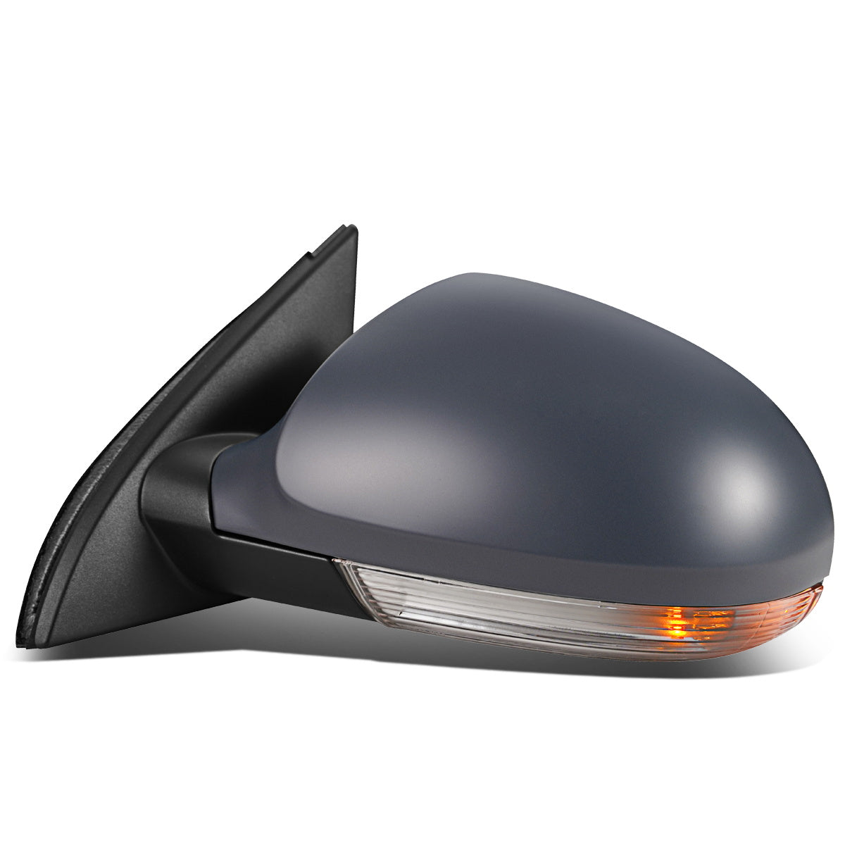 RETROVISOR MIRROR - OEM - 05-10 VOLKSWAGEN PASSAT - POWERED - HEATED - W/ SIGNAL LIGHT - W/ MEMORY - W/ PUDDLE LIGHT - FOLDING - LEFT - GRAY