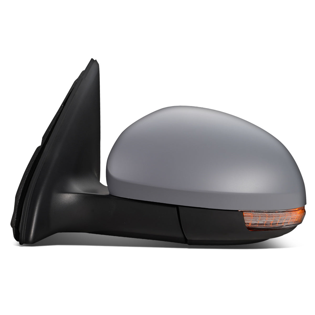 RETROVISOR MIRROR - OEM - 09-11 VOLKSWAGEN TIGUAN - POWERED - HEATED - W/ SIGNAL LIGHT - FOLDING - LEFT - GRAY