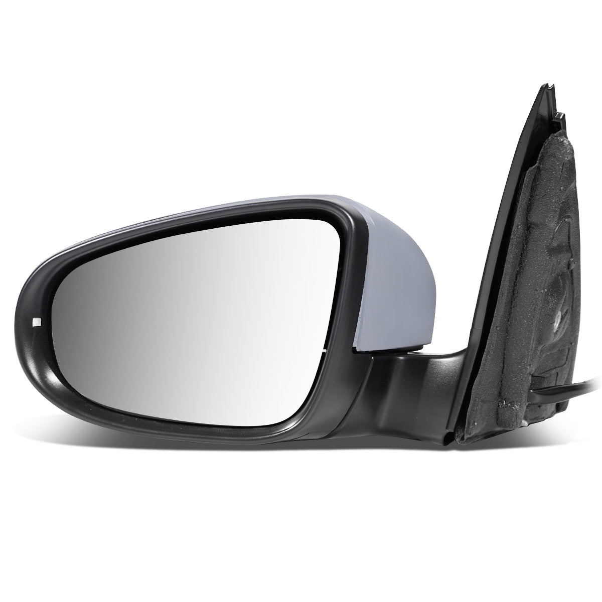 RETROVISOR MIRROR - OEM - 09-12 VOLKSWAGEN GOLF - POWERED - HEATED - W/ SIGNAL LIGHT - W/ PUDDLE LIGHT - FOLDING - LEFT - GRAY