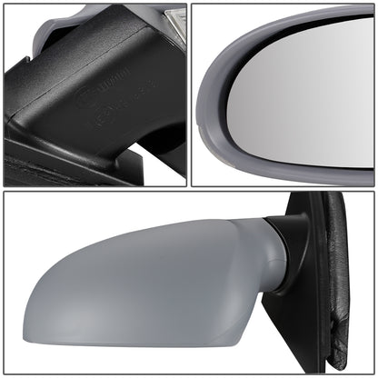 RETROVISOR MIRROR - OEM - 05-10 VOLKSWAGEN PASSAT - POWERED - HEATED - W/ SIGNAL LIGHT - FOLDING - LEFT - GRAY
