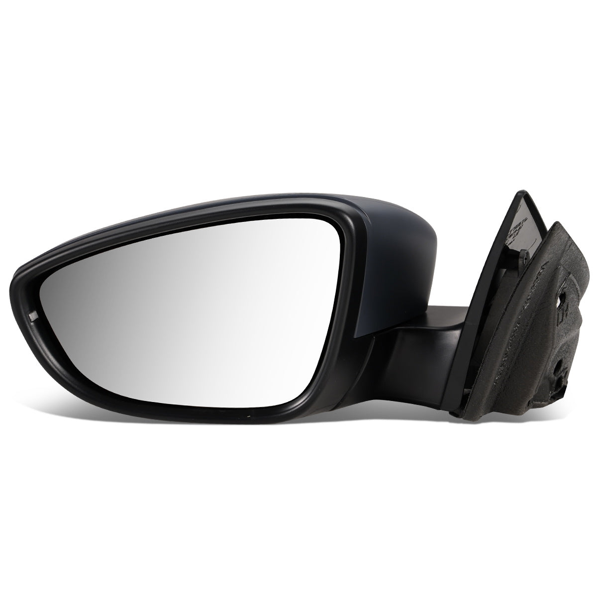 RETROVISOR MIRROR - OEM - 09-13 VOLKSWAGEN PASSAT - POWERED - HEATED - W/ SIGNAL LIGHT - W/ PUDDLE LIGHT - FOLDING - LEFT - GRAY