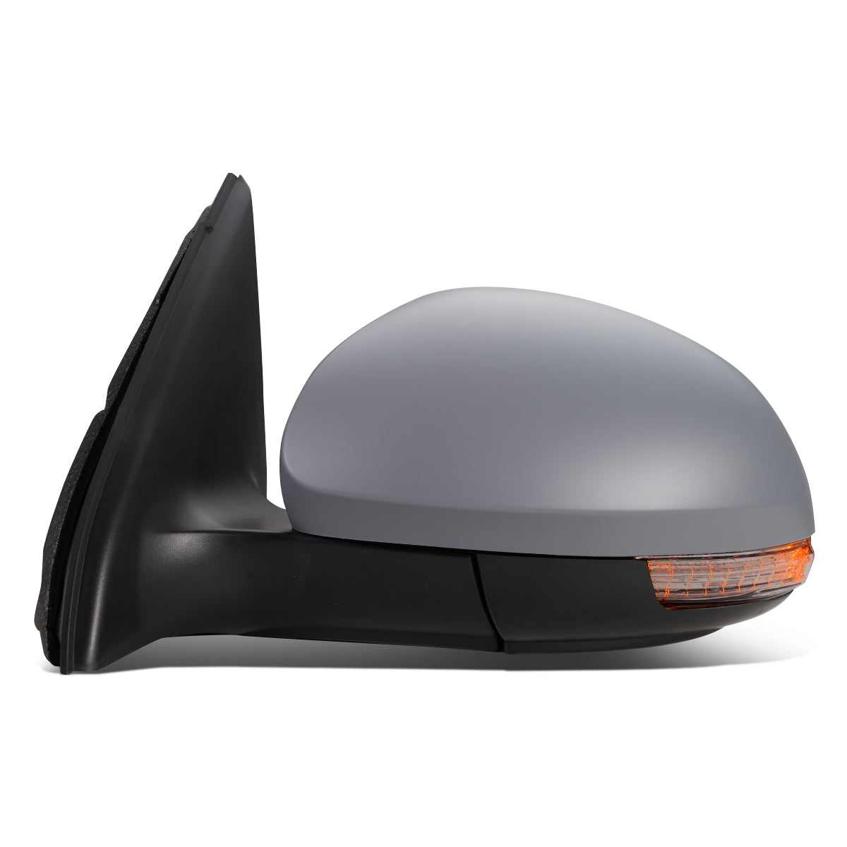 RETROVISOR MIRROR - OEM - 09-11 VOLKSWAGEN TIGUAN - POWERED - HEATED - W/ SIGNAL LIGHT - W/ MEMORY - W/ PUDDLE LIGHT - FOLDING - W/ AUTO BACK HOLD - LEFT - GRAY