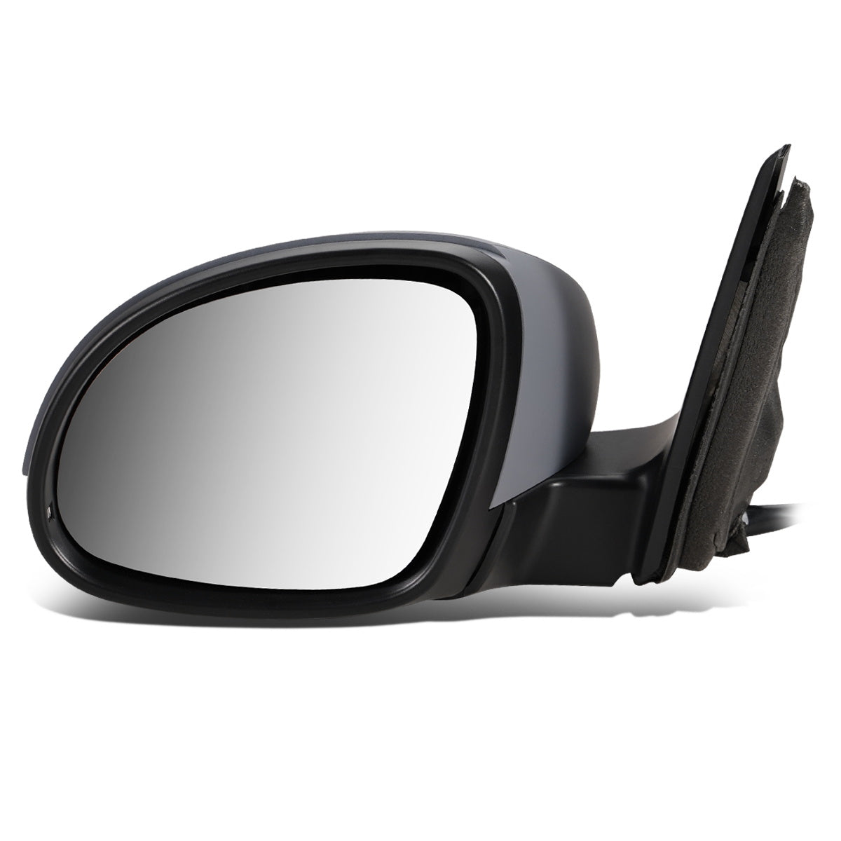 RETROVISOR MIRROR - OEM - 09-11 VOLKSWAGEN TIGUAN - POWERED - HEATED - W/ SIGNAL LIGHT - W/ MEMORY - W/ PUDDLE LIGHT - FOLDING - W/ AUTO BACK HOLD - LEFT - GRAY