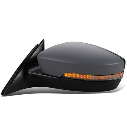 RETROVISOR MIRROR - OEM - 11-15 VOLKSWAGEN PASSAT - POWERED - W/ SIGNAL LIGHT - FOLDING - LEFT - GRAY