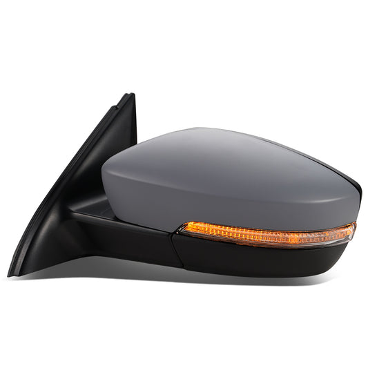 RETROVISOR MIRROR - OEM - 11-15 VOLKSWAGEN PASSAT - POWERED - HEATED - W/ SIGNAL LIGHT - W/ MEMORY - FOLDING - LEFT - GRAY