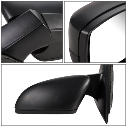 RETROVISOR MIRROR - OEM - 11-18 VOLKSWAGEN JETTA - POWERED - HEATED - FOLDING - TEXTURED - LEFT - BLACK