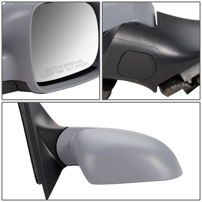 RETROVISOR MIRROR - OEM - 97-99 VOLKSWAGEN PASSAT - POWERED - HEATED - FOLDING - RIGHT - GRAY