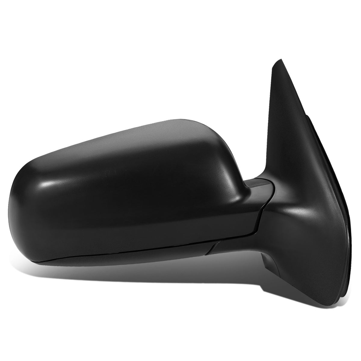 RETROVISOR MIRROR - OEM - 98-03 VOLKSWAGEN GOLF - MANUAL - W/ LEVER - HEATED - FOLDING - W/ CHROME GLASS - RIGHT - BLACK