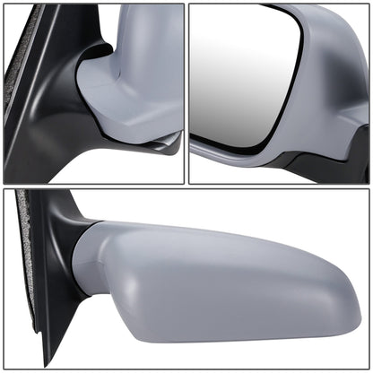 RETROVISOR MIRROR - OEM - 97-99 VOLKSWAGEN PASSAT - POWERED - HEATED - FOLDING - RIGHT - GRAY