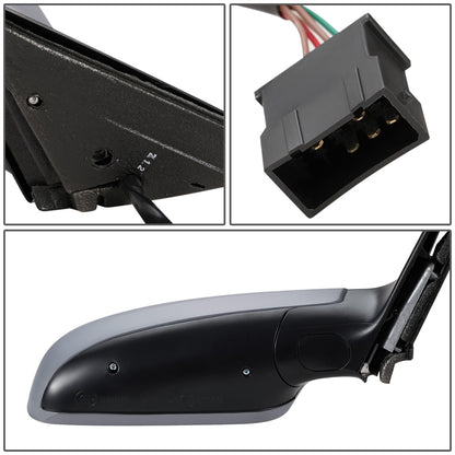 RETROVISOR MIRROR - OEM - 97-99 VOLKSWAGEN PASSAT - POWERED - HEATED - FOLDING - RIGHT - GRAY