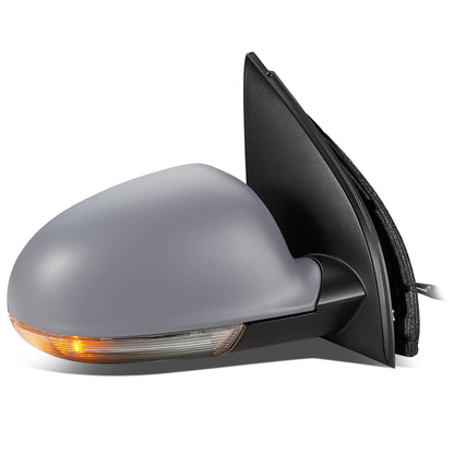 RETROVISOR MIRROR - OEM - 04-08 VOLKSWAGEN GOLF - POWERED - HEATED - W/ SIGNAL LIGHT - FOLDING - RIGHT - GRAY