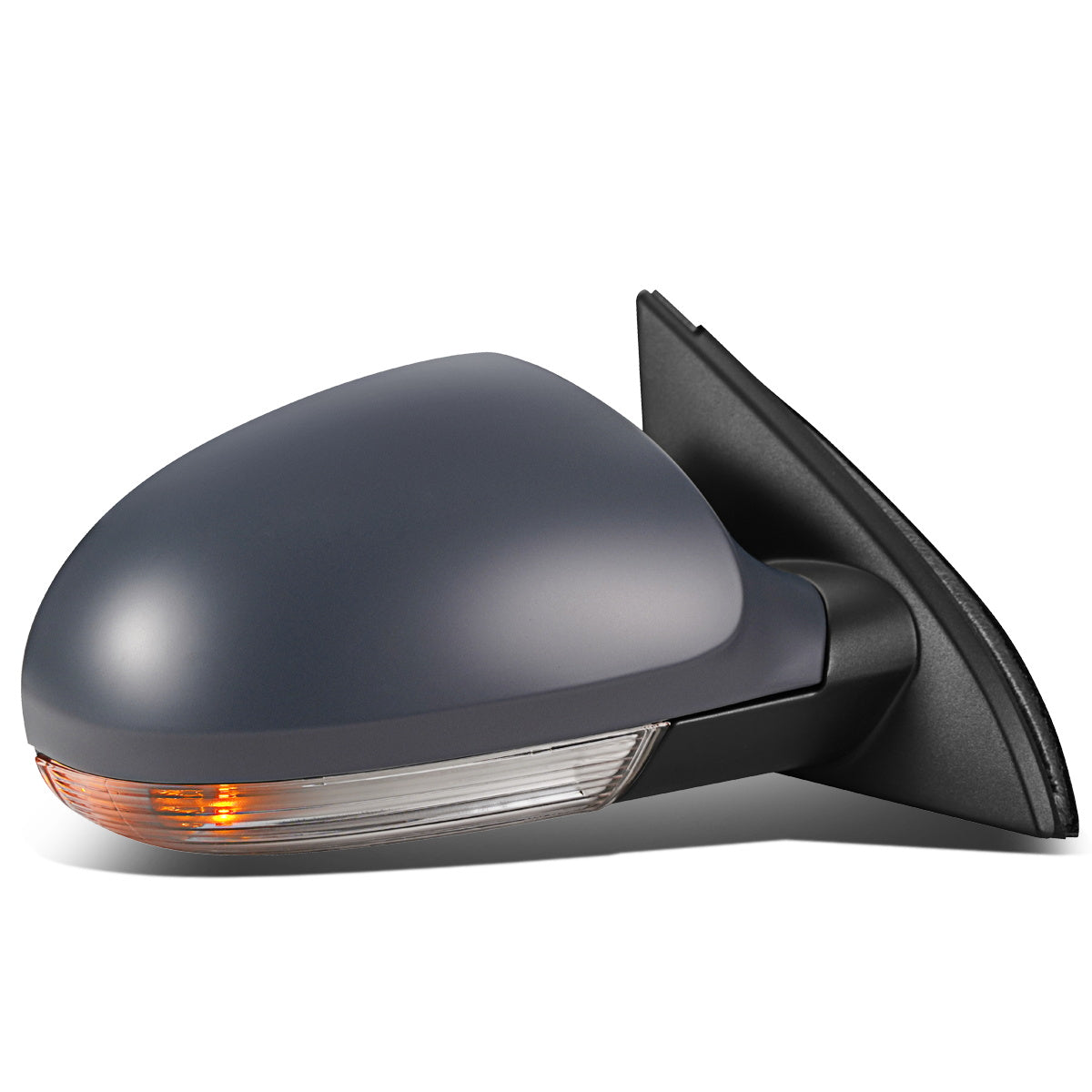 RETROVISOR MIRROR - OEM - 05-10 VOLKSWAGEN PASSAT - POWERED - HEATED - W/ SIGNAL LIGHT - W/ MEMORY - W/ PUDDLE LIGHT - FOLDING - RIGHT - GRAY