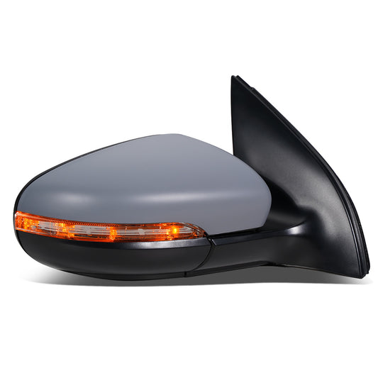 RETROVISOR MIRROR - OEM - 09-12 VOLKSWAGEN GOLF - POWERED - HEATED - W/ SIGNAL LIGHT - W/ PUDDLE LIGHT - FOLDING - RIGHT - GRAY