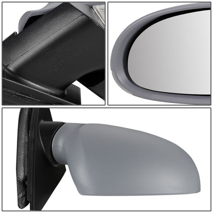 RETROVISOR MIRROR - OEM - 05-10 VOLKSWAGEN PASSAT - POWERED - HEATED - W/ SIGNAL LIGHT - FOLDING - RIGHT - GRAY