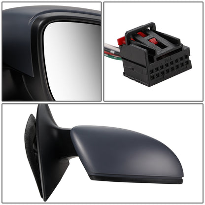 RETROVISOR MIRROR - OEM - 09-13 VOLKSWAGEN PASSAT - POWERED - HEATED - W/ SIGNAL LIGHT - W/ PUDDLE LIGHT - FOLDING - RIGHT - GRAY