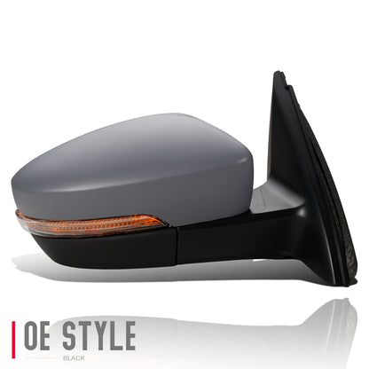 RETROVISOR MIRROR - OEM - 11-18 VOLKSWAGEN JETTA - POWERED - HEATED - W/ SIGNAL LIGHT - FOLDING - RIGHT - GRAY