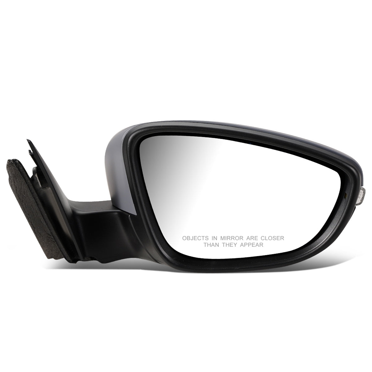 RETROVISOR MIRROR - OEM - 11-15 VOLKSWAGEN PASSAT - POWERED - HEATED - W/ SIGNAL LIGHT - FOLDING - RIGHT - GRAY