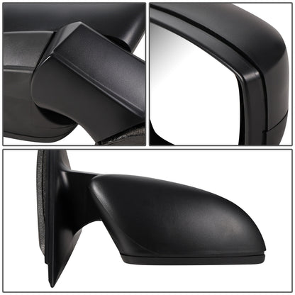 RETROVISOR MIRROR - OEM - 11-18 VOLKSWAGEN JETTA - POWERED - HEATED - FOLDING - TEXTURED - RIGHT - BLACK