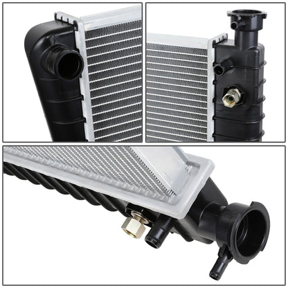 RADIADOR RADIATOR - OEM - 88-93 CHEVY GMC C1500 C2500 C3500 K1500 K2500 K3500 AT / 92-94 CHEVY GMC C3500HD AT / 92-95 CHEVY GMC C1500 C2500 K1500 K2500 SUBURBAN AT - FITS 4.3L 5.0L 5.7L WITHOUT ENGINE OIL COOLER - DPI-618