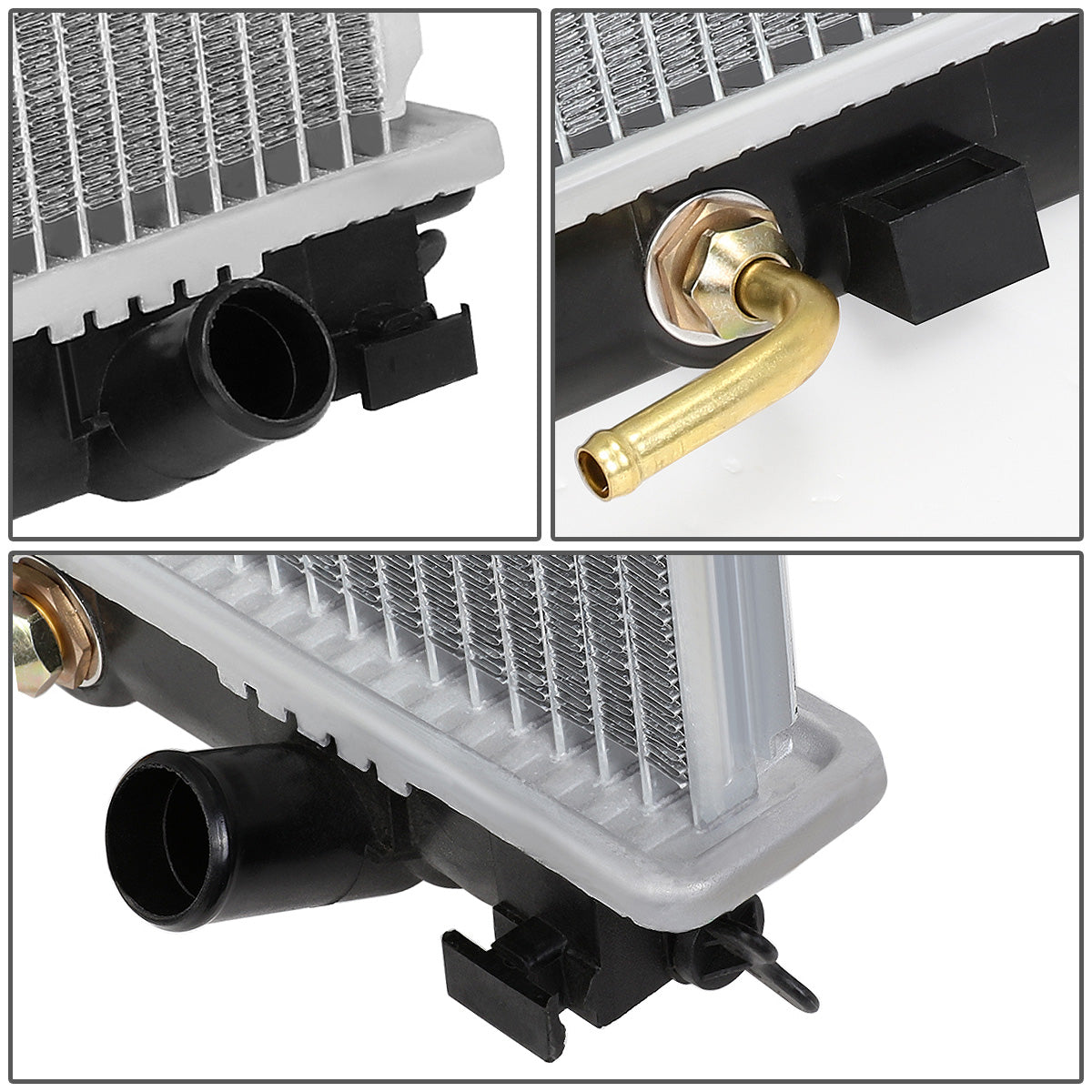 RADIADOR RADIATOR - OEM - 88-91 HONDA CIVIC / 88-91 HONDA CRX - FITS AUTOMATIC & MANUAL TRANSMISSION MODELS - DPI 886