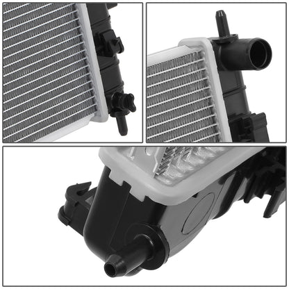 RADIADOR RADIATOR - OEM - 05-10 CHEVROLET COBALT / 05-06 PONTIAC G4 / 07-10 PONTIAC G5 / 05-06 PONTIAC PURSUIT / 03-07 SATURN ION - 2.2 2.4L WITH THREADED OR QUICK DISCONNECT FITTINGS - FITS AUTOMATIC TRANSMISSION MODELS - DPI-13042