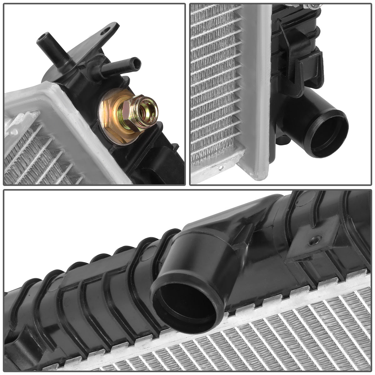 RADIADOR RADIATOR - OEM - 10-12 FORD FUSION / 07-12 LINCOLN MKZ - 2.5L, 3.5L - FITS MODELS WITH 5/8" THICK RADIATOR<LI>WITH AUTOMATIC OR MANUAL TRANSMISSION - DPI-13187