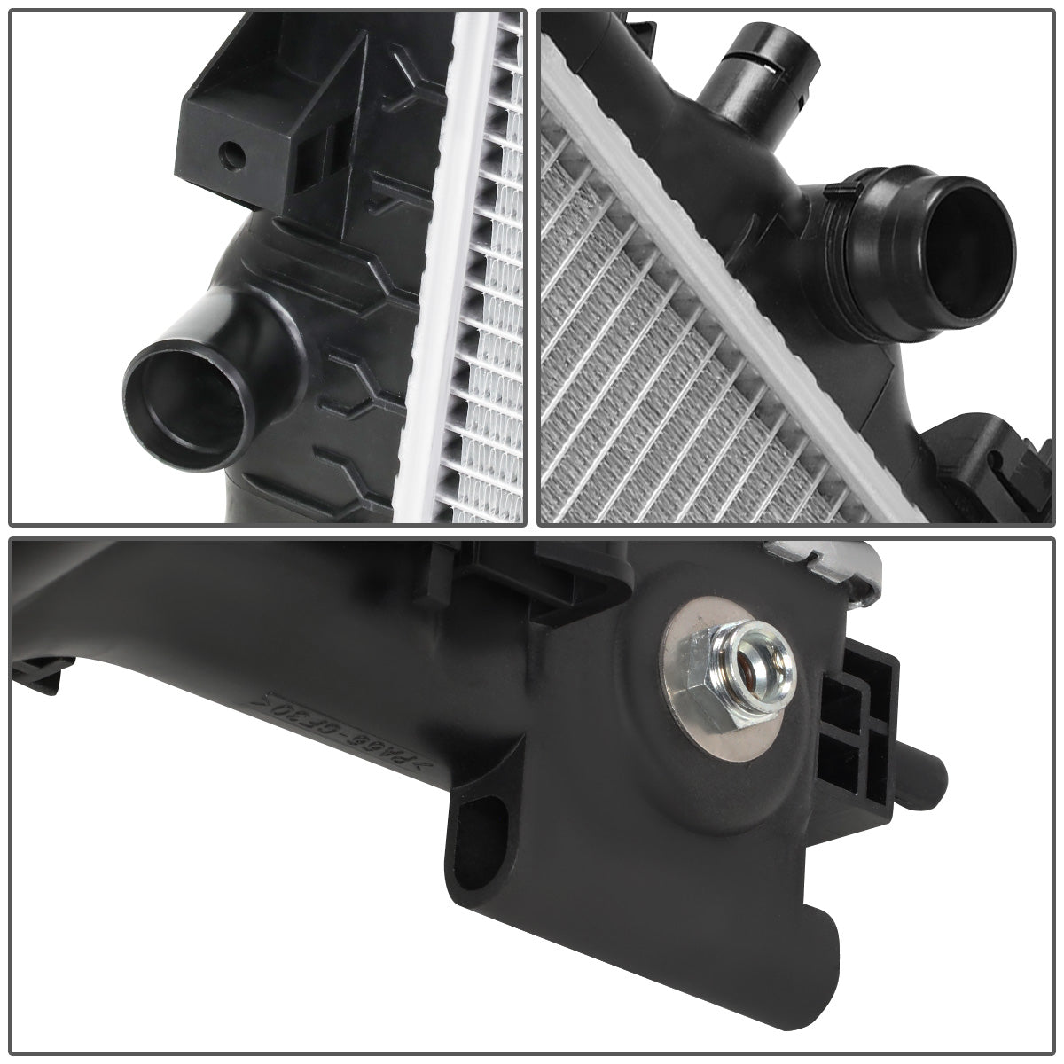 RADIADOR RADIATOR - OEM - 10-17 CHEVROLET CRUZE - 1.6L, 1.8L - FITS FIRST DESIGN MODELS WITH DRIVER SIDE TRANSMISSION LINES - DPI 13199