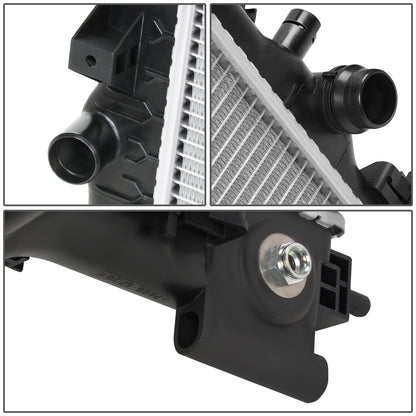 RADIADOR RADIATOR - OEM - 10-17 CHEVROLET CRUZE - 1.6L, 1.8L - FITS FIRST DESIGN MODELS WITH DRIVER SIDE TRANSMISSION LINES - DPI 13199