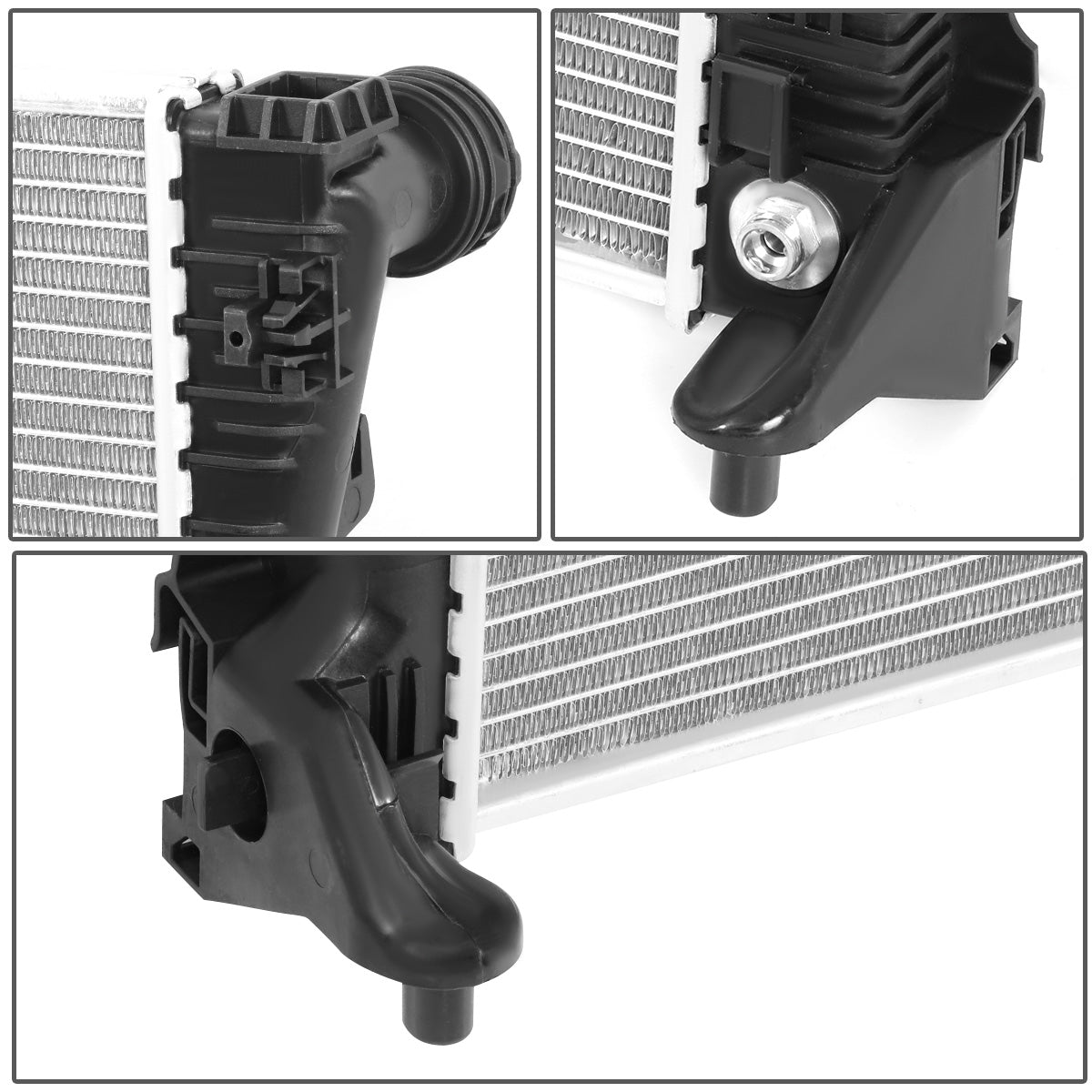 RADIADOR RADIATOR - OEM - 2009 MERCEDES-BENZ C230 / 10-12 MERCEDES-BENZ C250 / 2009 MERCEDES-BENZ C280 / 08-12 MERCEDES-BENZ C300 / 08-12 MERCEDES-BENZ C350 / 10-12 MERCEDES-BENZ GLK350 / 12-15 MERCEDES-BENZ SLK250 - FITS 1.8L 3.0L 3.5L ENGINES - FOR