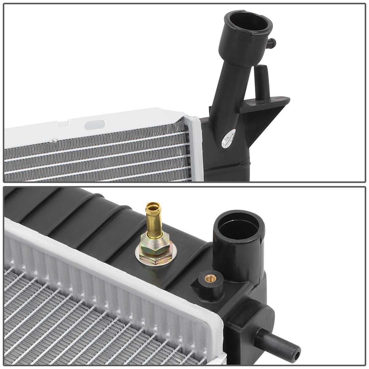 RADIADOR RADIATOR - OEM - 92-94 FORD GHIA / 92-94 FORD TEMPO / 92-94 FORD TOPAZ / 92-94 MERCURY TOPAZ - 2.3L 3.0L - FITS AUTOMATIC TRANSMISSION MODELS - DPI-1322