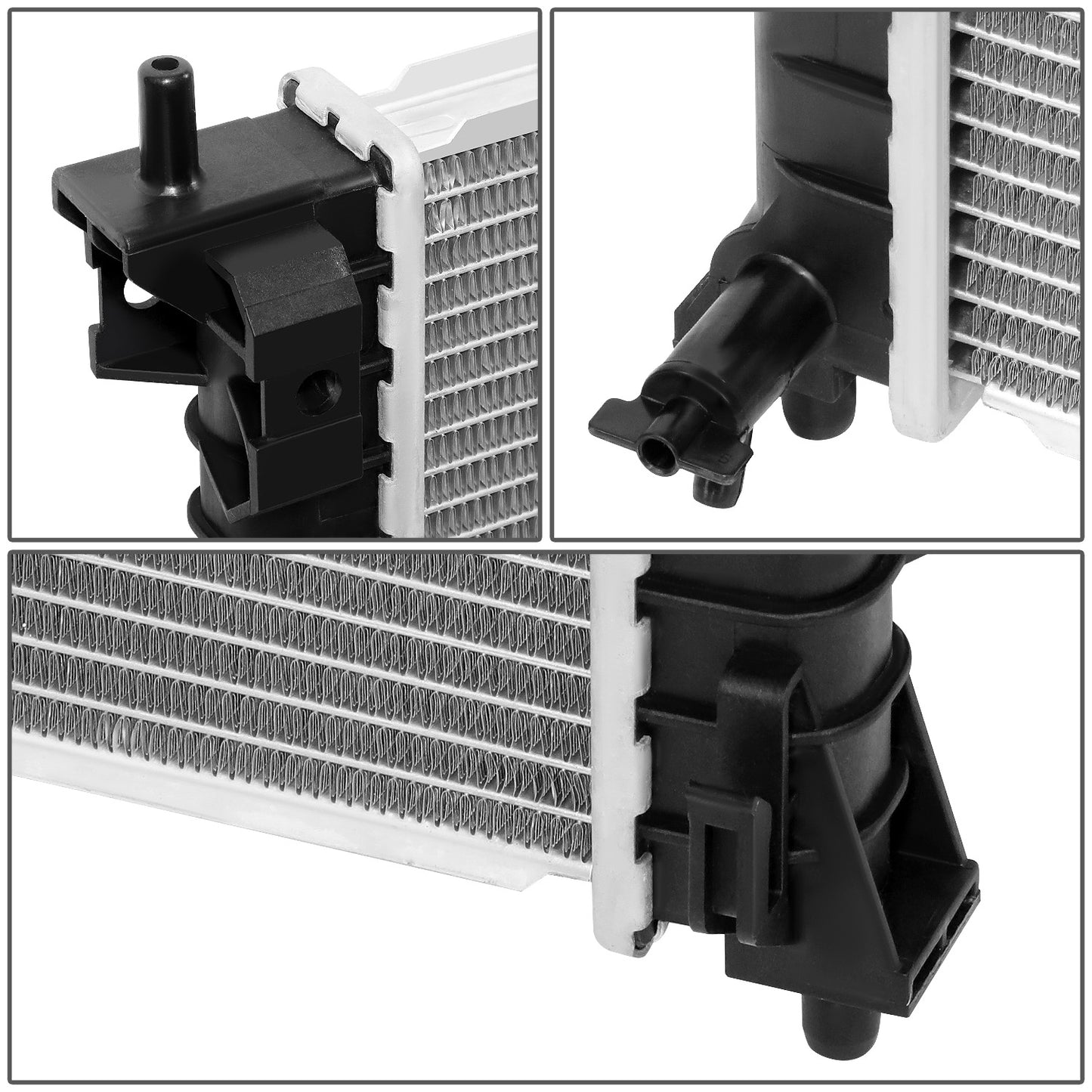 RADIADOR RADIATOR - OEM - 12-16 FORD EXPLORER / 16-18 FORD POLICE INTERCEPTOR - FITS 2.0L, 3.5L TURBO MODELS WITH AUTOMATIC TRANSMISSION - FITS MODELS W/O POWER TAKE OFF, W/O COOLANT OUTLET PORT