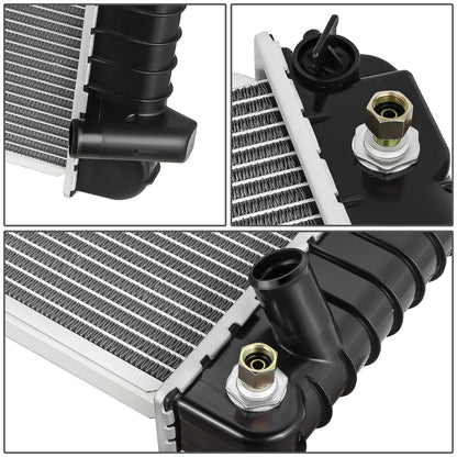 RADIADOR GM - 92-93 BUICK SKYLARK / 92-93 CHEVROLET BERETTA / 92-93 CHEVROLET CORSICA / 92-93 OLDSMOBILE ACHIEVA / 92-93 PONTIAC GRAND AM - 2.2L, 2.3L, 3.1L WITH TRANSMISSION OIL COOLER & 15/16" THICK CORE