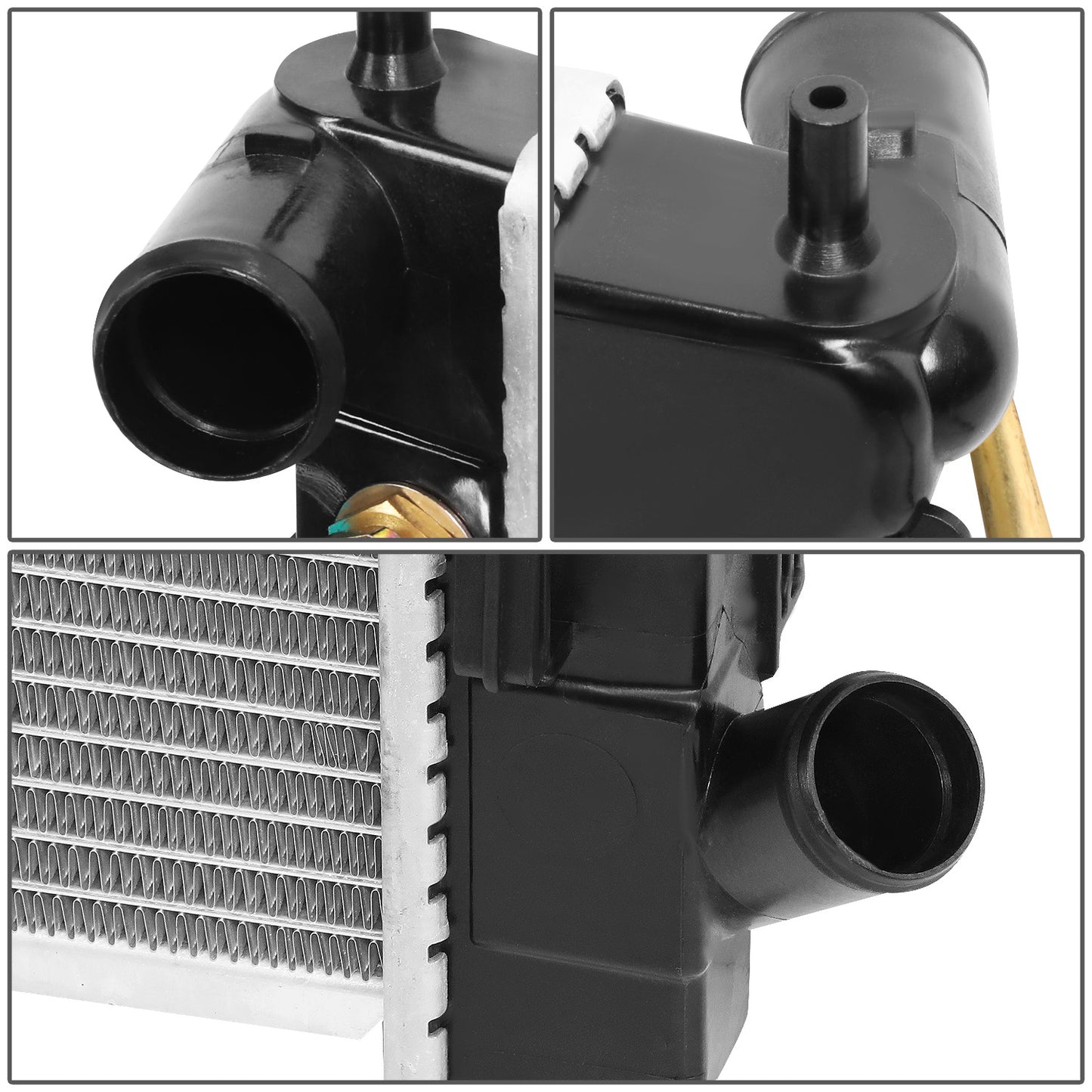 RADIADOR RADIATOR - OEM - 14-16 ELANTRA SEDAN / 15-18 FORTE SEDAN / 15-18 FORTE5 - FITS AUTOMATIC / MANUAL TRANSMISSION MODELS - WITHOUT TURBO - DPI - 13412