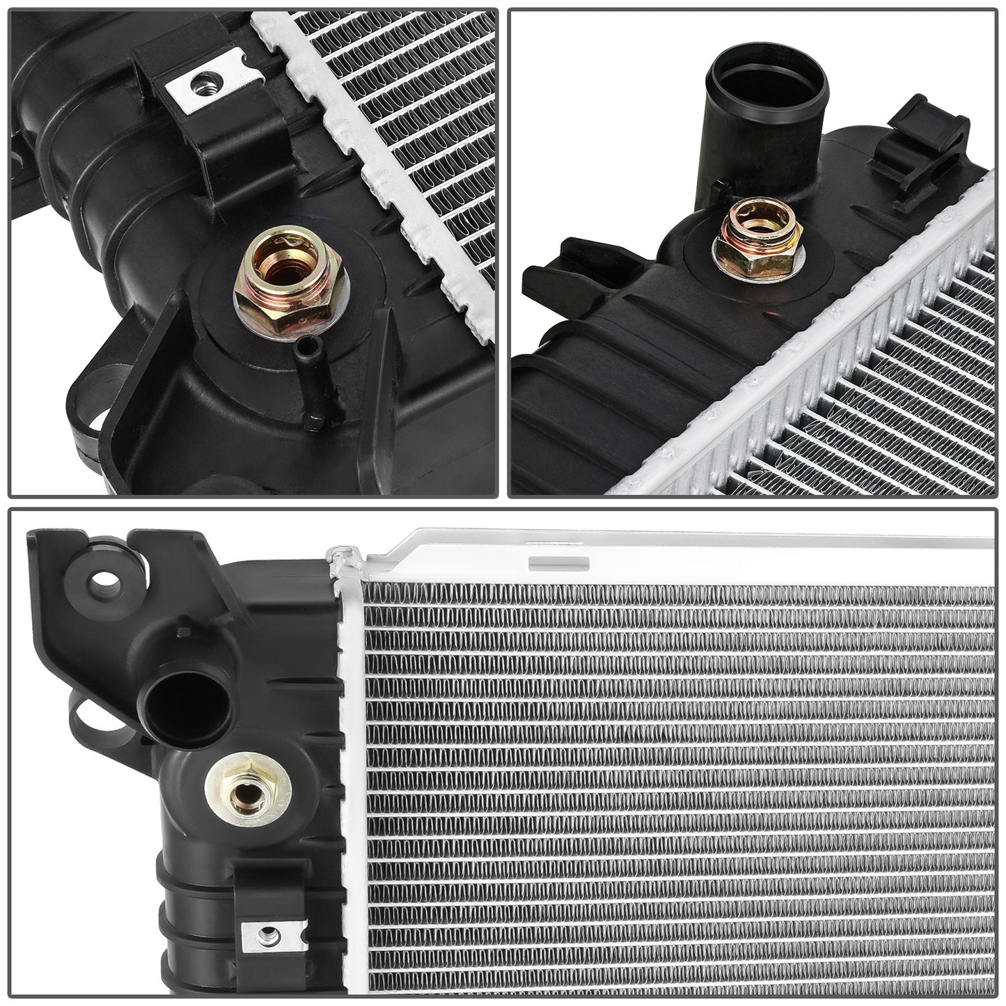 RADIADOR RADIATOR - OEM - 15-17 CHEVROLET SILVERADO 1500 / 15-20 CADILLAC ESCALADE / 15-20 CADILLAC ESCALADE ESV / 18-20 CHEVROLET SUBURBAN/ 16-19 CHEVROLET SUBURBAN 3500 HD / 18-20 CHEVROLET TAHOE / 15-16 GMC SIERRA 1500 / 15-20 GMC YUKON / 16-20 GMC