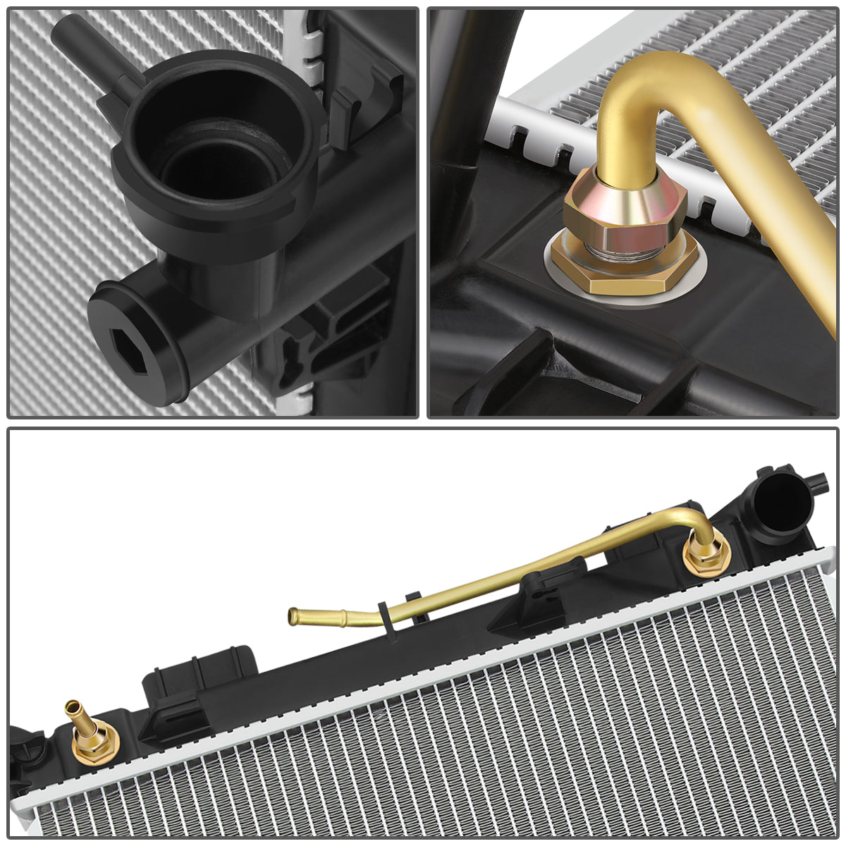 RADIADOR RADIATOR - OEM - 16-20 KIA OPTIMA - WITH 2.4L NON HYBRID ENGINE - WITH AUTOMATIC TRANSMISSION - DPI-13603