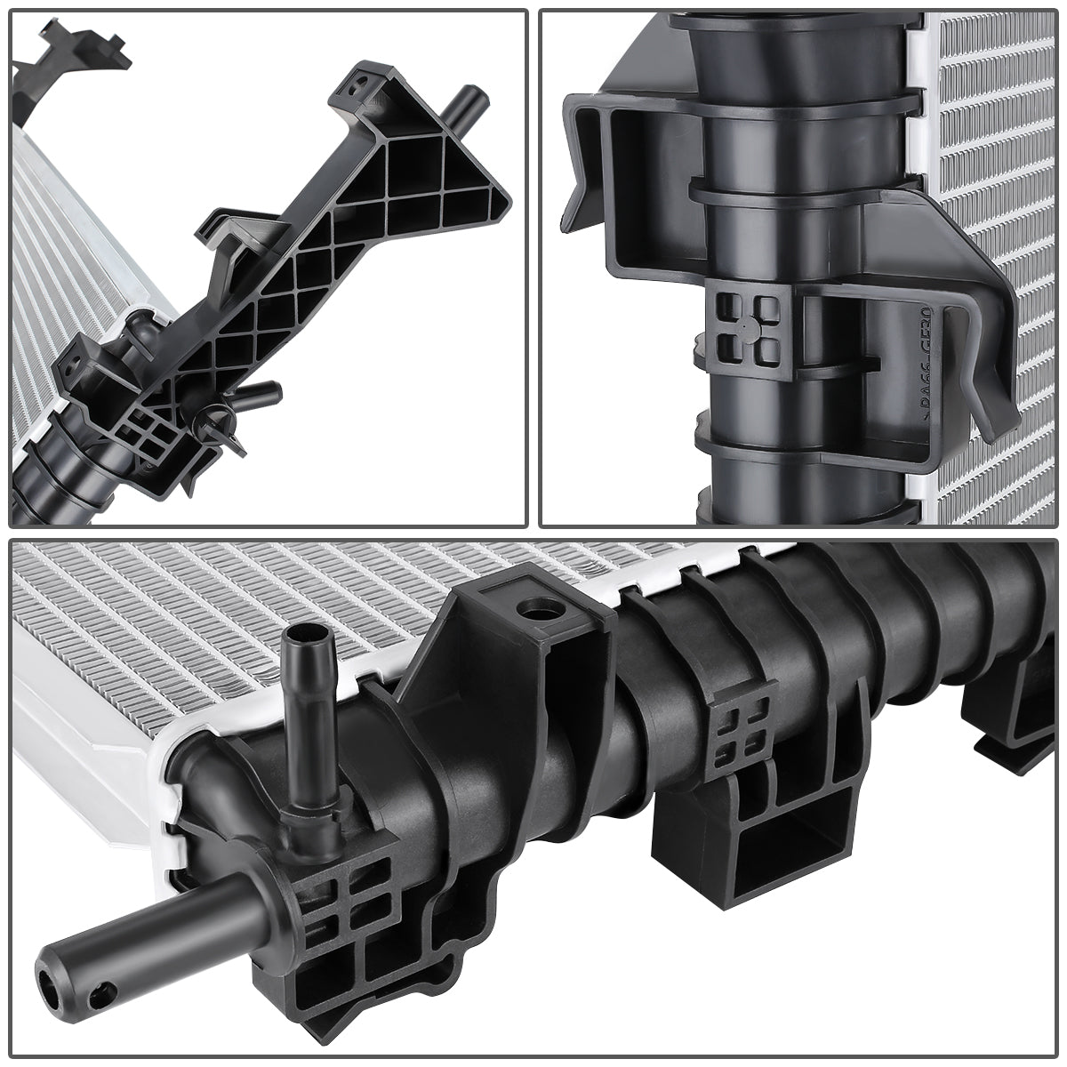 RADIADOR RADIATOR - OEM - 15-19 FORD MUSTANG - 2.3L TURBO WITHOUT PERFORMANCE PACKAGE - FITS AUTO & MT MODELS - DPI-13689