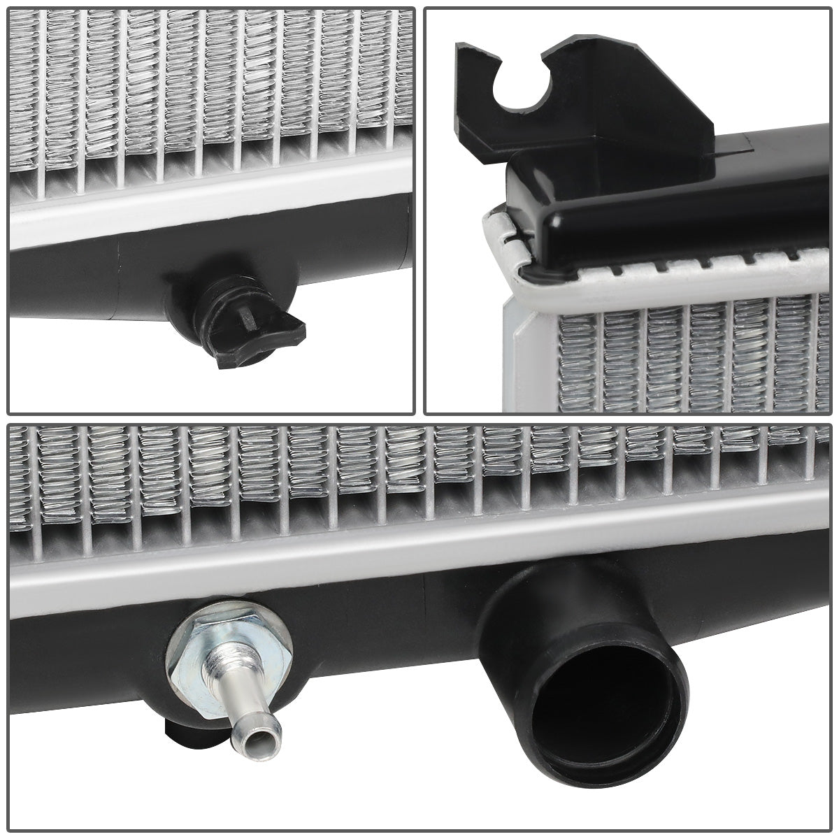 RADIADOR RADIATOR - OEM - 86-94 NISSAN D21 PICKUP / 87-95 NISSAN PATHFINDER / 95-97 NISSAN PICKUP - WITH 1 ROW RADIATOR WITH AUTOMATIC OR MANUAL TRANSMISSION - DPI 145
