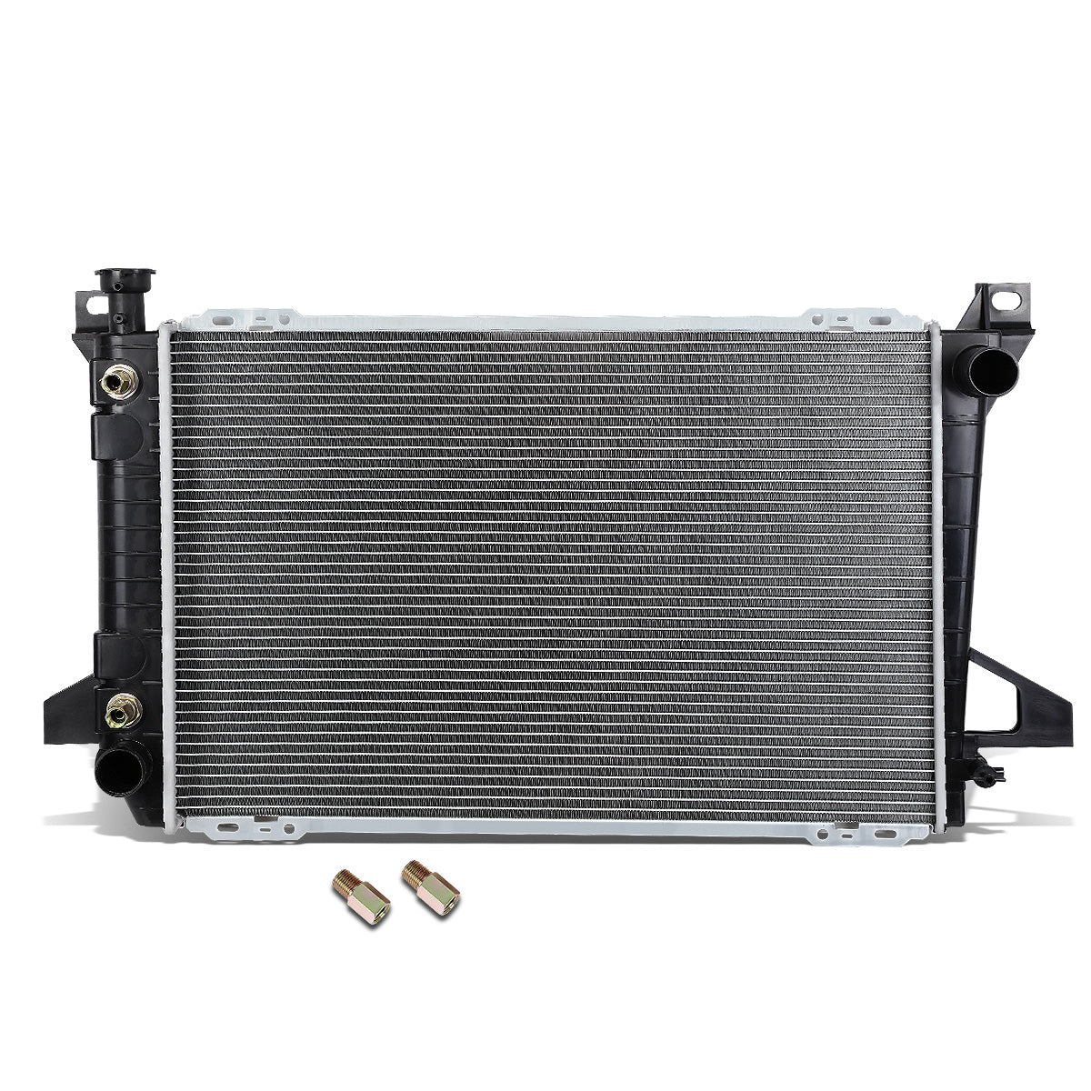 RADIADOR RADIATOR - OEM - 85-96 FORD BRONCO 5.0 5.8 V8 / 85-97 FORD F-250 5.0 5.8 V8 / 85-96 FORD F-150 5.0 5.8 V8 / 89-97 FORD F-350 5.8 V8 / 1997 FORD F-250 HD 5.8 V8 - FITS AUTOMATIC MODELS WITHOUT AC ONLY - DPI-1453