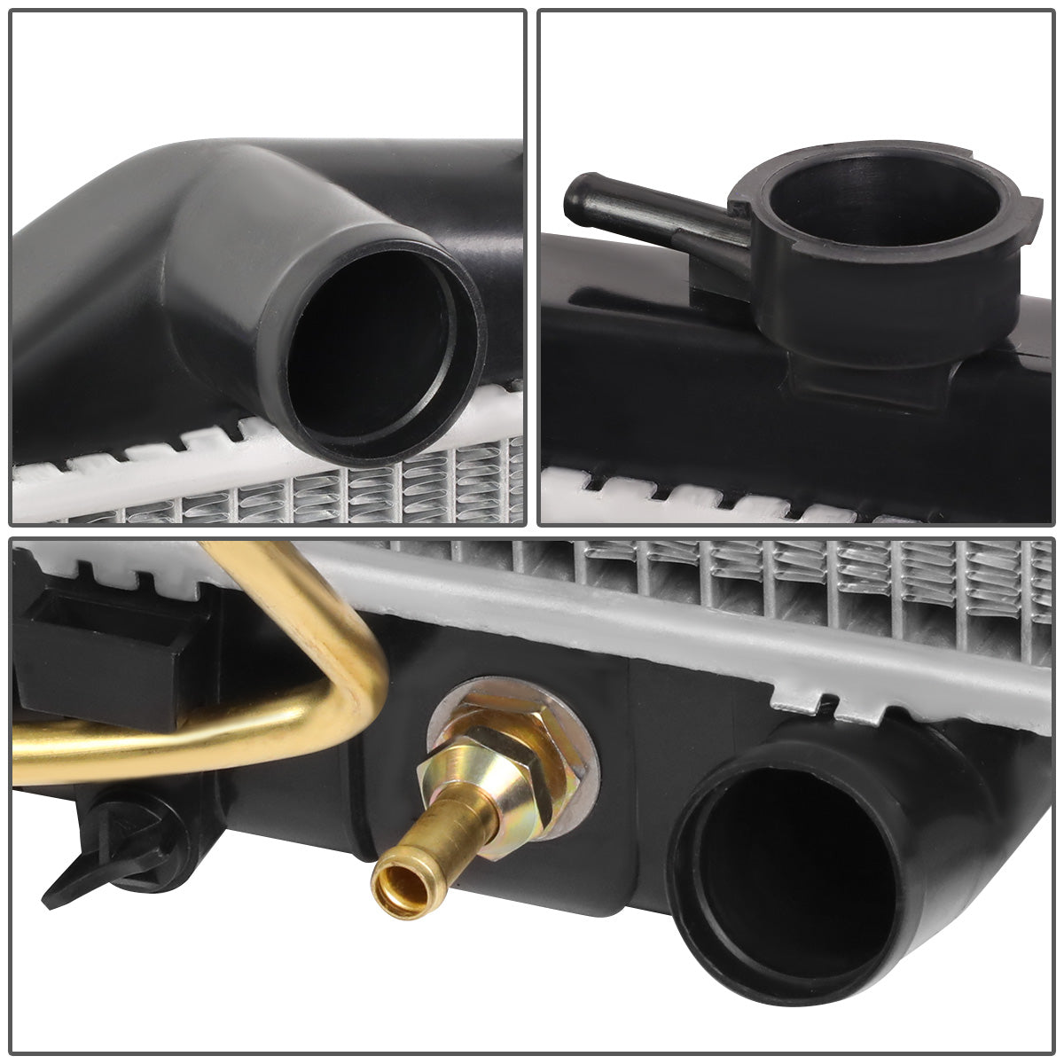 RADIADOR RADIATOR - OEM - 94-97 HONDA PASSPORT / 93-97 ISUZU RODEO / 99-01 ISUZU VEHICROSS - FITS V6 MODELS WITH AUTOMATIC OR MANUAL TRANSMISSION - DPI 1571