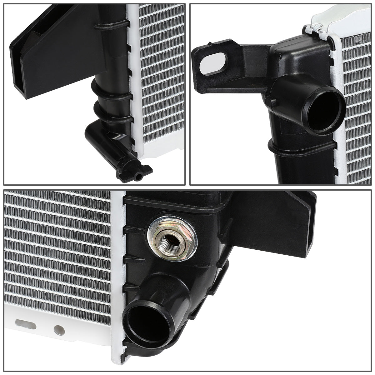 RADIADOR RADIATOR - OEM - 96-97 FORD F-100 RANGER / 95-97 FORD RANGER / 95-97 MAZDA B2300 - FITS MODELS WITH 2.3L 4-CYL ENGINES - FITS AUTOMATIC OR MANUAL TRANSMISSION MODELS - DPI 1726