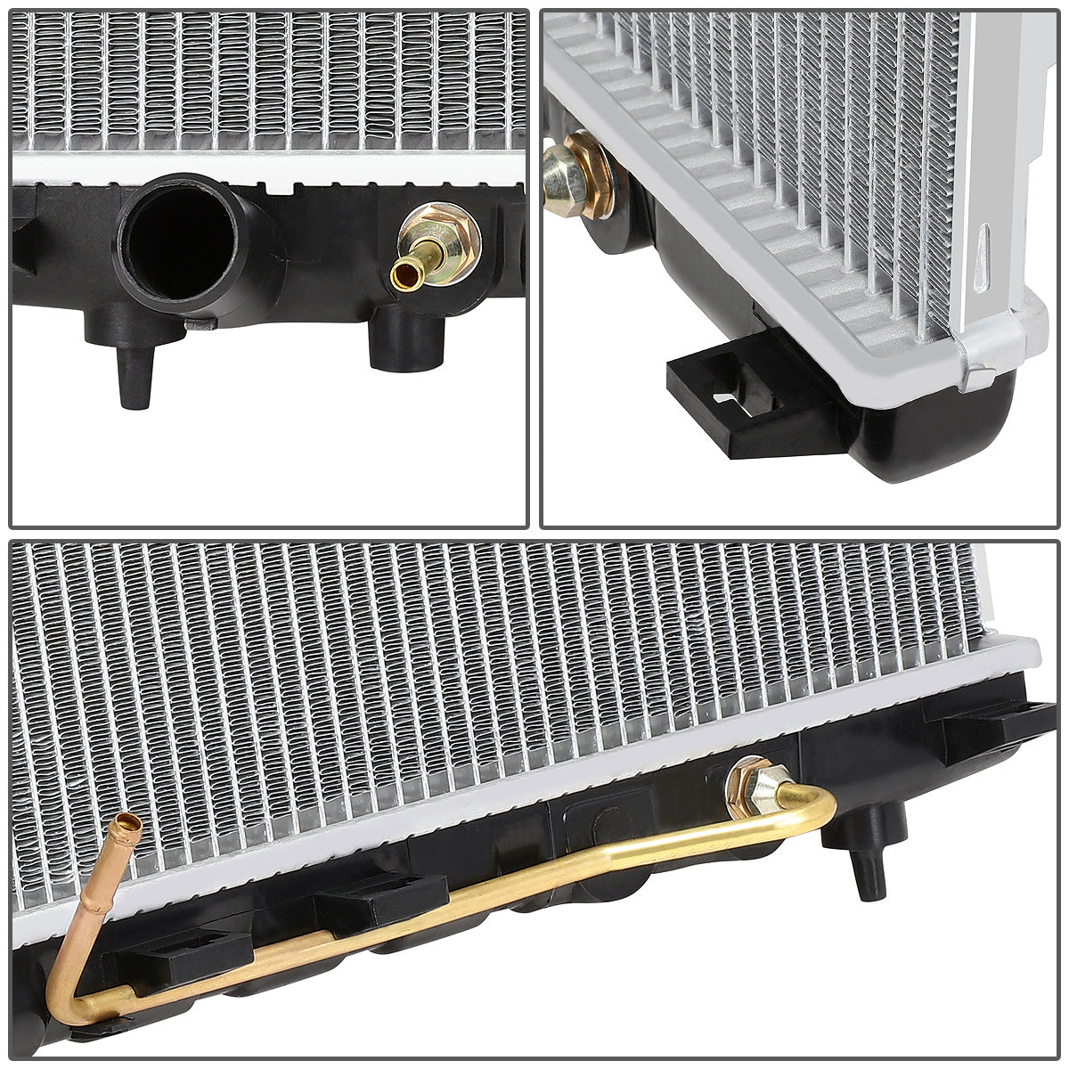 RADIADOR RADIATOR - OEM - 01-06 HYUNDAI SANTA FE - FITS MODELS WITH 2.4 2.7 3.5 LITER ENGINES - FITS AUTOMATIC OR MANUAL TRANSMISSION MODELS - DPI 2389