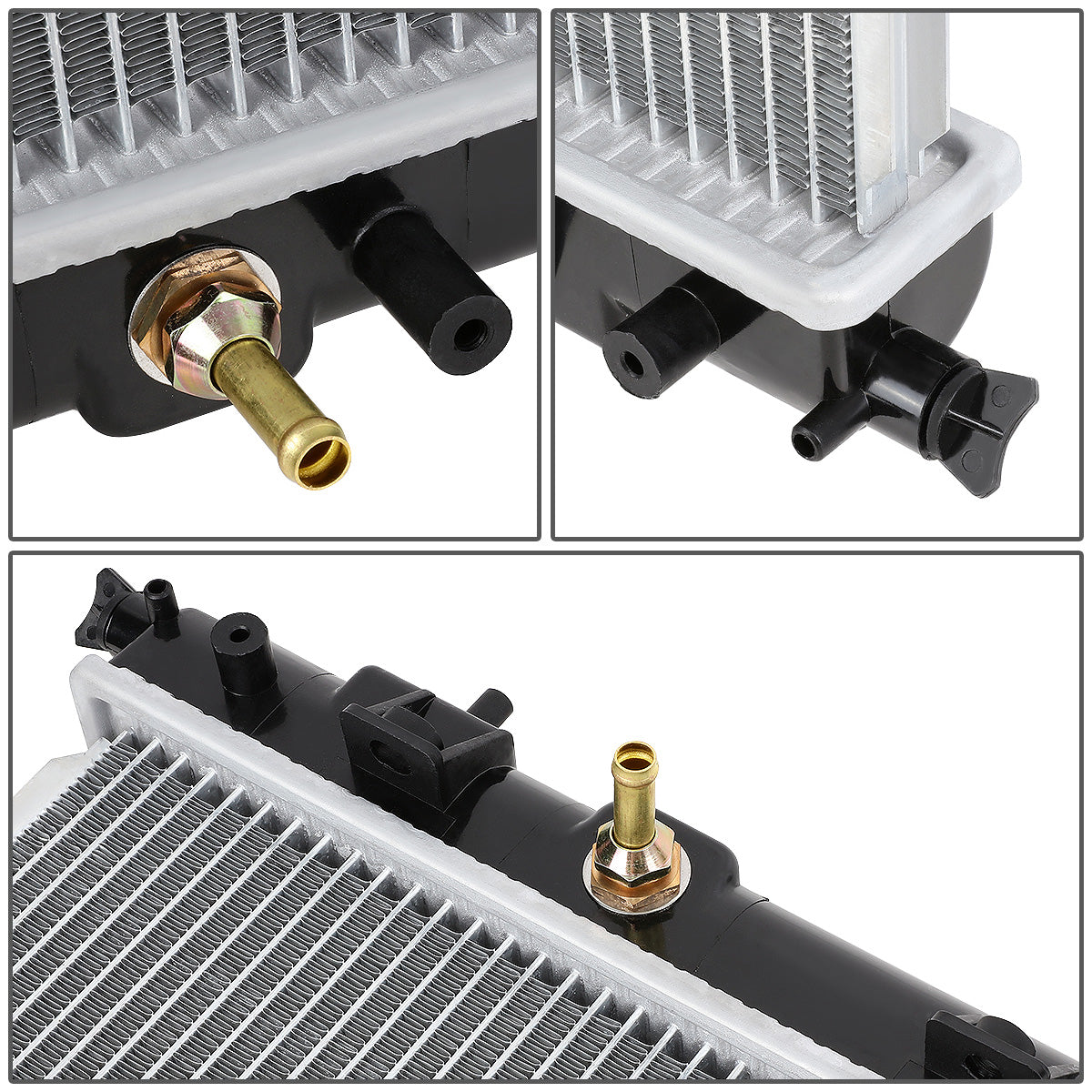 RADIADOR RADIATOR - OEM - 99-02 SUBARU FORESTER 2.5 / 98-01 SUBARU IMPREZA 2.2 2.5 - FITS MODELS WITH AUTOMATIC TRANSMISSIONS - DPI 2402