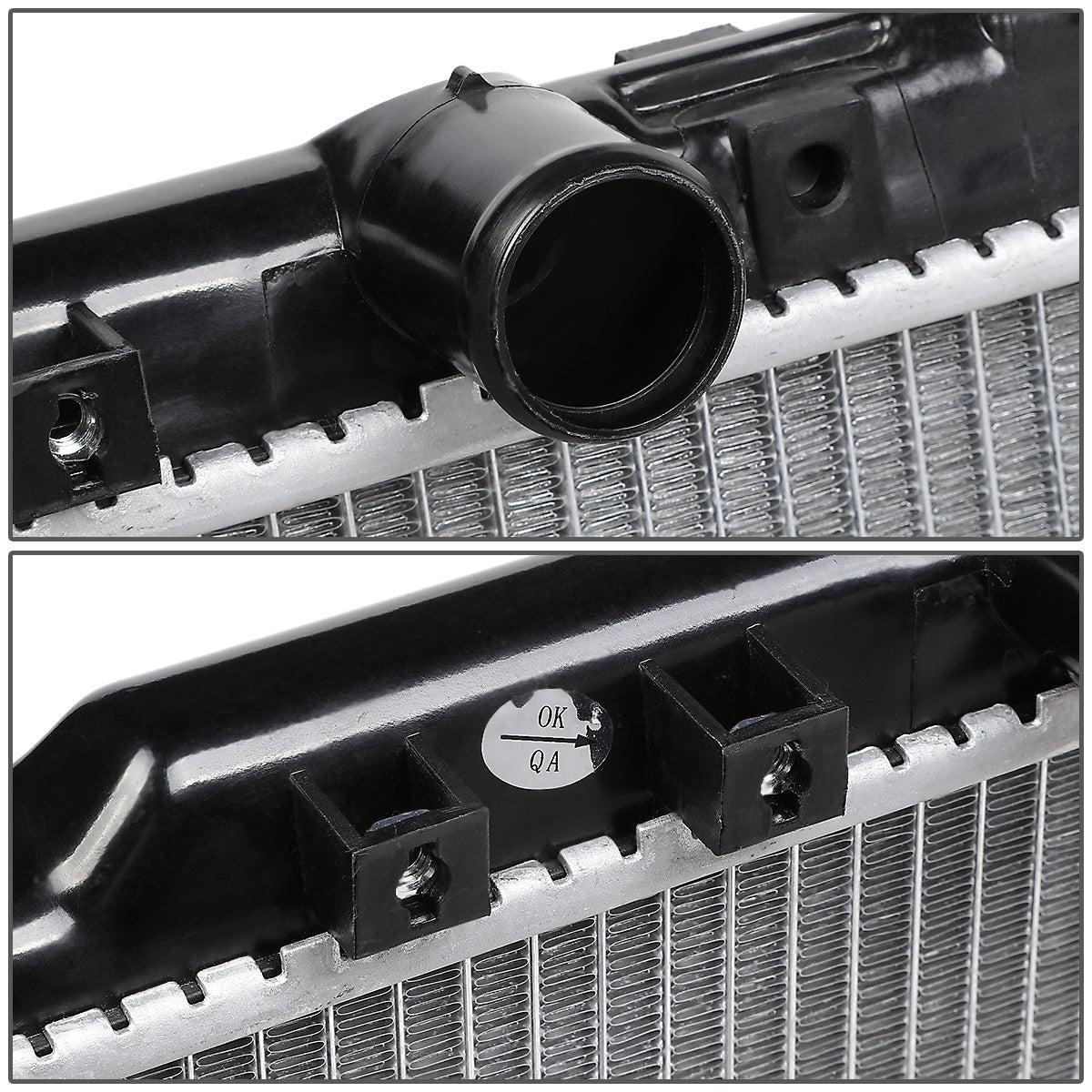 RADIADOR RADIATOR - OEM - 01-06 CHRYSLER CIRRUS 2.4L, 2.7L AT / 01-06 CHRYSLER SEBRING 2.4L, 2.7L AT / 01-06 DODGE STRATUS 2.4L, 2.7L AT / 01-05 MITSUBISHI ECLIPSE 2.4L AT - DPI-2438
