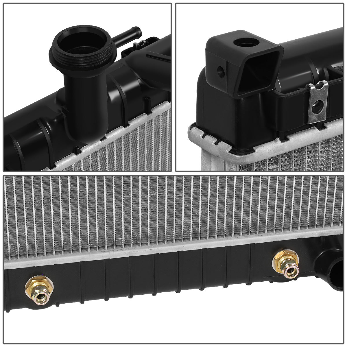 RADIADOR RADIATOR - OEM - 04-07 BUICK RAINIER / 03-09 CHEVROLET TRAILBLAZER / 03-09 GMC ENVOY / 03-06 ISUZU ASCENDER / 05-09 SAAB 9-7X - WITH 5.3L V8 - FOR AUTOMATIC TRANSMISSION MODELS - DPI-2563