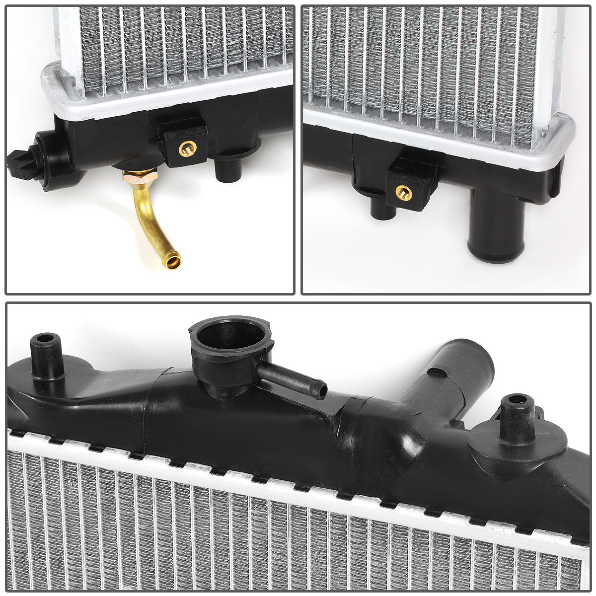 RADIADOR RADIATOR - OEM - 88-93 FORD FESTIVA - FITS AUTOMATIC & MANUAL TRANSMISSION MODELS - DPI-263