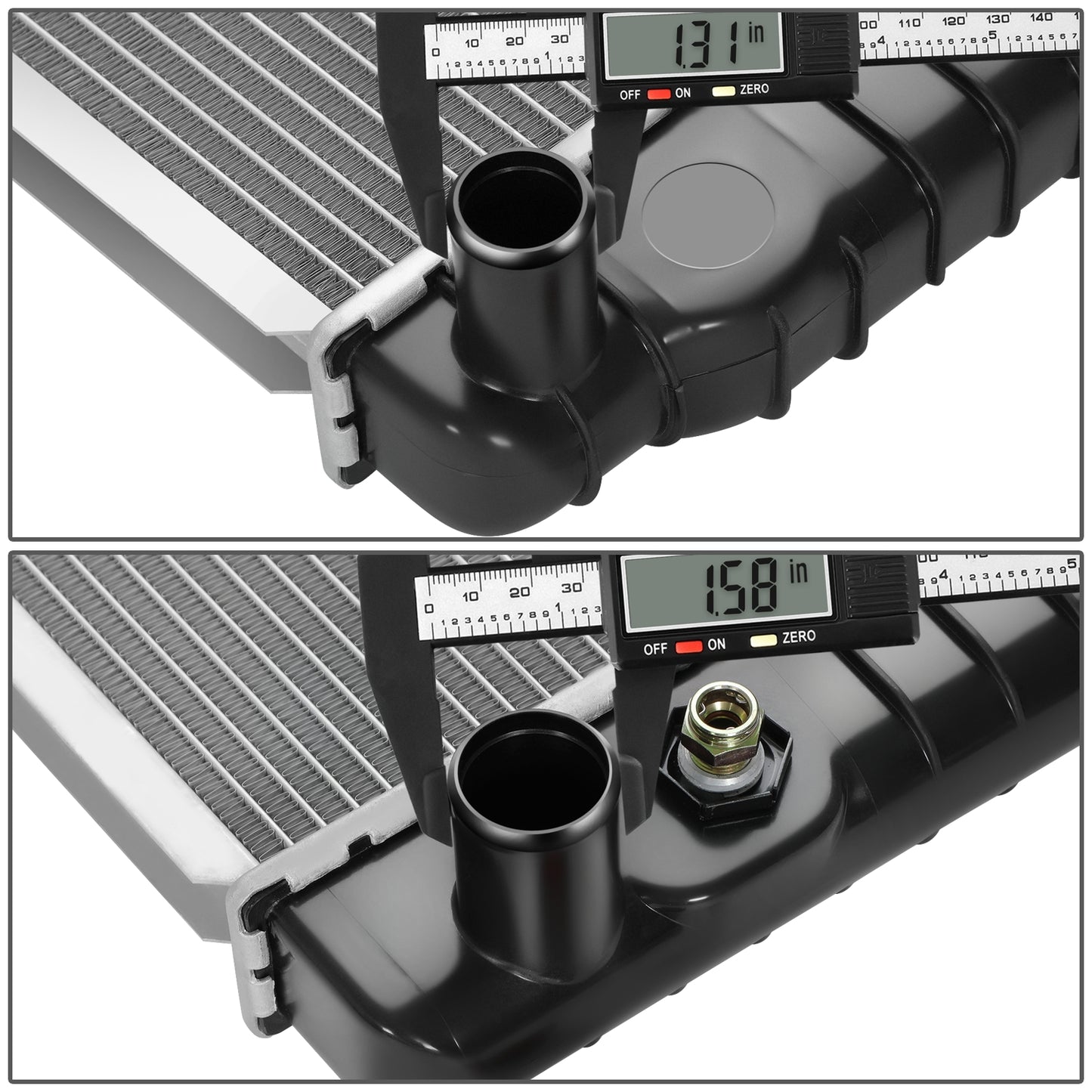 RADIADOR RADIATOR - OEM - CHEVROLET EXPRESS 1500 2003-2005 / CHEVROLET EXPRESS 2500 2003-2005 / GMC SAVANA 1500 2003-2005 / GMC SAVANA 2500 2003-2005 - WITH 4.3L, 5.3L ENGINE - DPI 2712