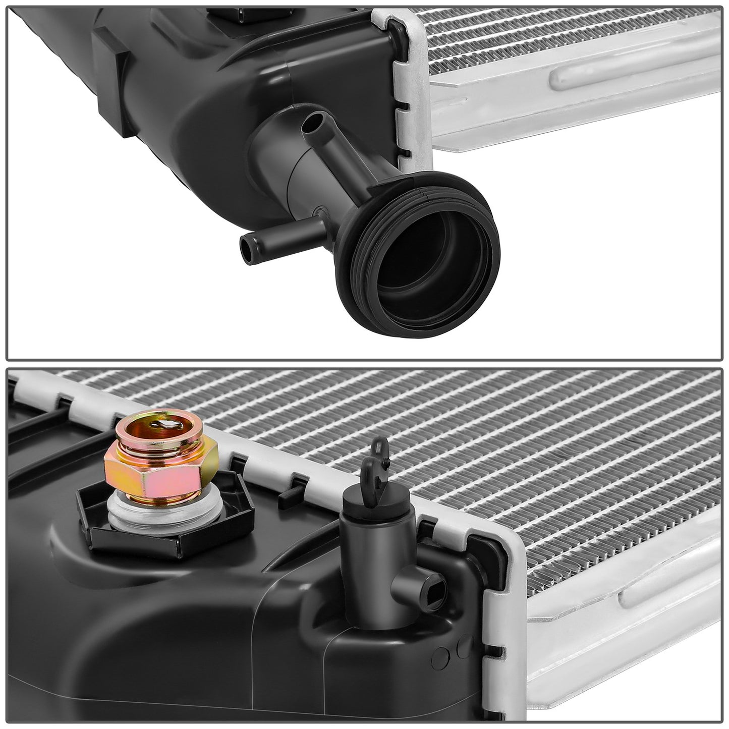 RADIADOR RADIATOR - OEM - CHEVROLET EXPRESS 2500 2003-2004 / CHEVROLET EXPRESS 3500 2003-2004 / GMC SAVANA 2500 2003-2004 / GMC SAVANA 3500 2003-2004 - WITH 4.8L, 6.0L ENGINES - DPI 2713