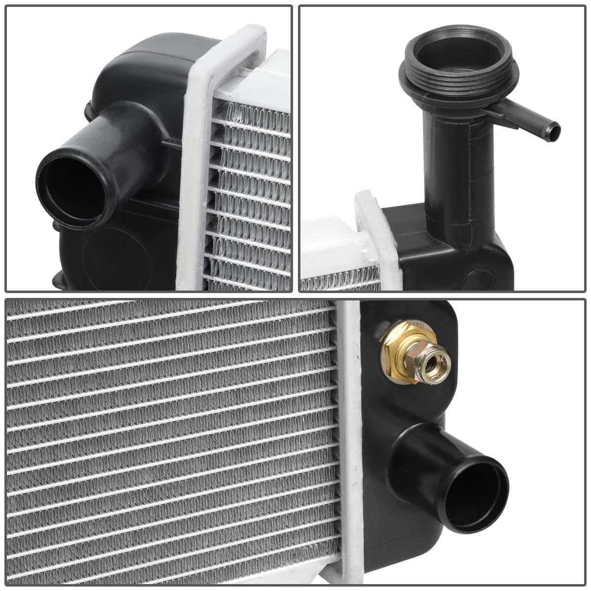 RADIADOR RADIATOR - OEM - 03-05 CHEVY EXPRESS 1500 2500/ GMC SAVANA 1500 2500 - 4.3L V6 AT MT - DPI -2716