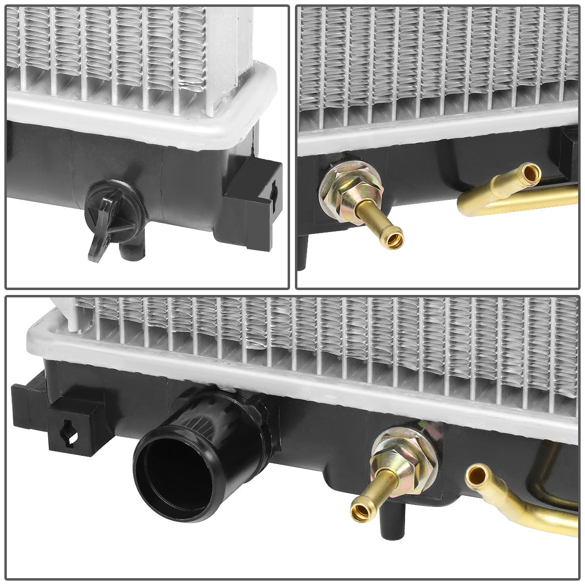 RADIADOR RADIATOR - OEM - 04-12 MITSUBISHI GALANT - FITS L4 & V6 MODELSWITH AUTOMATIC OR MANUAL TRANSMISSION - DPI-2723